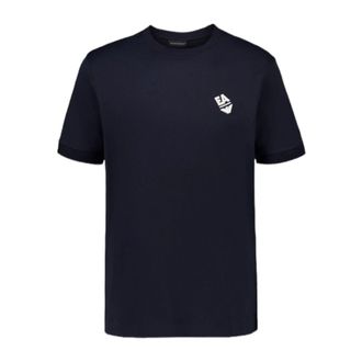 Emporio Armani Blauw T-shirt met korte mouwen 3D1Tn 31Jocz 0965 - Heren - T-shirts - Blauw - 2XL - Tops