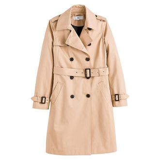 La Redoute Collections Lange trenchcoat met knoopsluiting