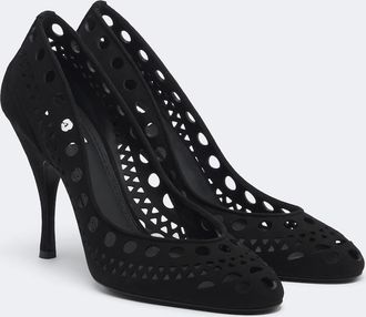 Alaia Ala&iuml;a Vienne suede pumps