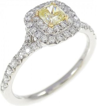 Tiffany & Co. Yellow Gold (18K) Platinum 950 Band Ring (Pre-Owned)