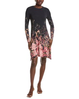 Johnny Was The Janie Favorite Mock Neck Swing Mini Dress