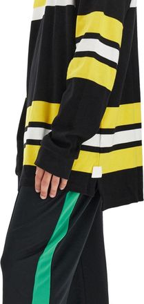 Wales Bonner Striped Organic Cotton Polo Shirt - Multicolor