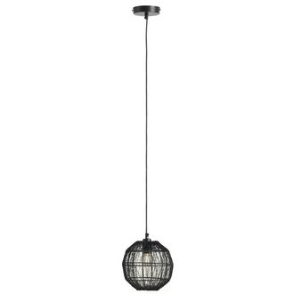 Globo Lighting L&aacute;mpara Colgante - Hermi Ii - Negro - Metal - &Oslash; 20cm