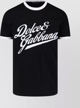 Dolce & Gabbana cotton logo print t-shirt
