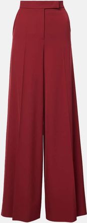 Max Mara Ninfa virgin wool gabardine palazzo pants
