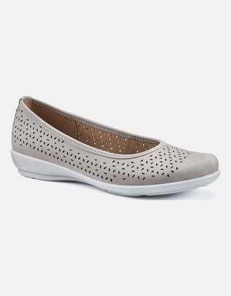 Hotter Womens Livvy II Womens Wide Fit Pumps - Grey - Size: 7.5