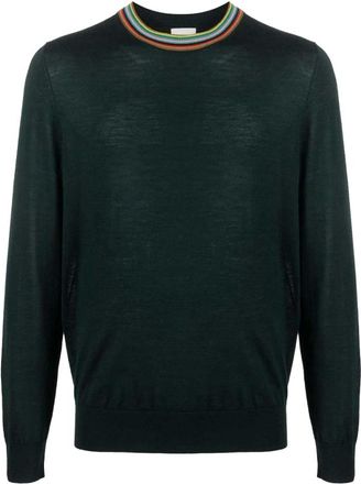 Paul Smith Hombre, Jerseys, Verde, Talla: 2XL
