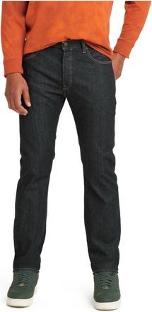 Levi's 501 Jeans Mens Clean Rigid Denim Dark Wash Straight Leg FTS39