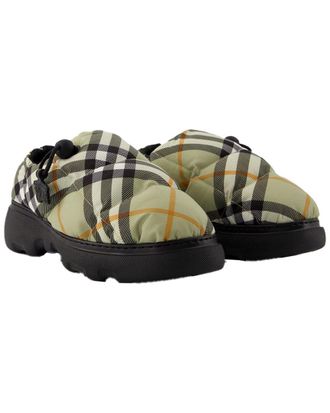 Burberry Womens Nylon Pillow Low Mule (Authentic Pre-Loved)