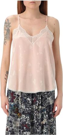 Zadig&Voltaire Dames, Tops, Roze, Maat: XS Zijde