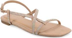 Journee Collection Francis Slingback Sandal in Bone at Nordstrom Rack, Size 8.5