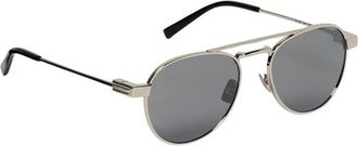 Saint Laurent Accessoires, Heren, Grijs, ONE Size, Aviator Zonnebril