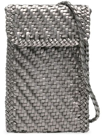 Dragon Diffusion leather phone bag - women - Calf Leather - One Size - Green