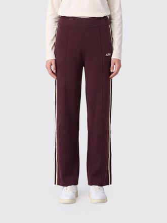Autry Pantaloni jogging in maglia di lana e cashmere con coulisse e vita alta