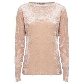 D.exterior Top Miele - Dames - Tops - Beige - Maat: L Wol