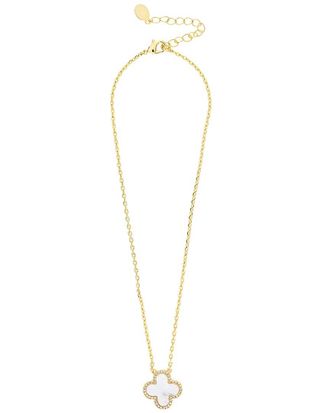 Rivka Friedman 18K Plated Cz Necklace
