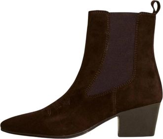 Twinset Bot&iacute;n Texano - Shoes - Mujer - Marr&oacute;n - 38 EU