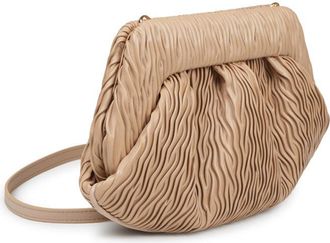 Themoir&egrave; Womens Clutch Bios Beige Apple Fiber Bags