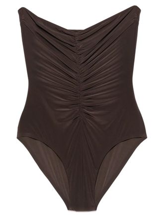 Norma Kamali Strapless One Piece