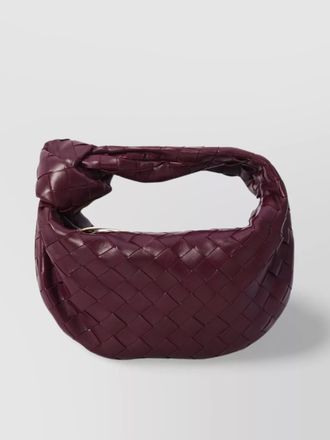 Bottega Veneta mini woven leather top handle bag