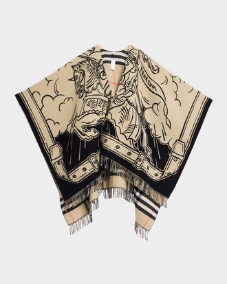 Burberry Stormy Knight EKD Wool Cape