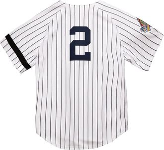 Mitchell & Ness x NY Yankees Camicia WS Derek Jeter 1996 - Bianco
