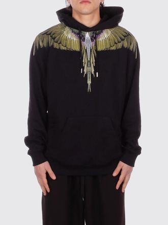 Marcelo Burlon Felpa con cappuccio County Of Milan in cotone con logo