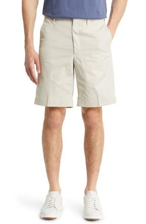 Berle Prime Pleated Poplin Shorts in Light Tan at Nordstrom, Size 30