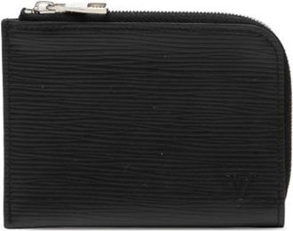 Louis Vuitton Pre-owned Wallets, female, Black, Size: ONE SIZE Pre-owned Coin Pouch