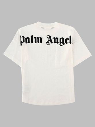 Palm Angels Jersey Cotton T-Shirt - White