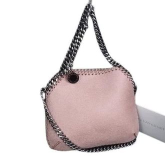 Stella McCartney Stella Mccartney Pink Leather Handbag Shoulder Bag Tote Bag (Pre-Owned)