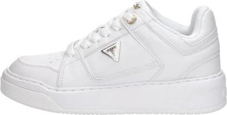 Guess Delove Sneaker - Dames - Sneakers - Wit - 40 EU - Leer - Schoenen