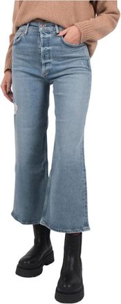 Citizens Of Humanity Bijgesneden jeans - Dames - Cropped Jeans - Blauw - W28 - Denim - Jeans