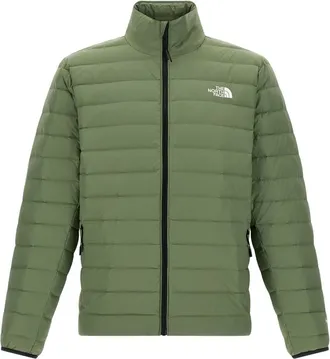 The North Face Green Quilted Logo Jacket