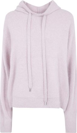 C.T. Plage Hood Longsleeve Pullover - Dames - Hoodies - Roze - M - Wol - Hoodies & sweatvesten