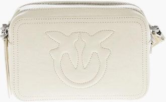 Pinko Leather Camera Bag with Ton On Ton Logo size Unica