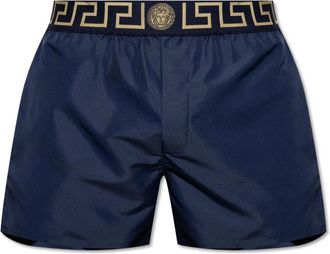 Versace Zwembroek - Heren - Strandmode - Blauw - S - Polyester - Badmode