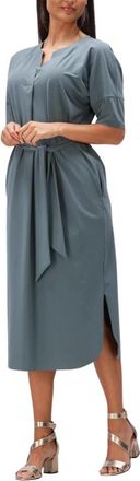 JapanTKY Japan Tky, Kleedjes, Dames, Blauw, L, Gero Midi Jurk