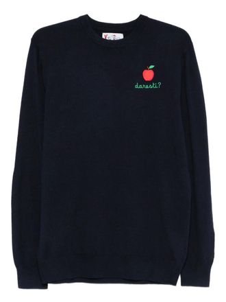 MC2 Saint Barth Heron sweater - men - Cashmere/Wool/Viscose/Polyester - M - Blue