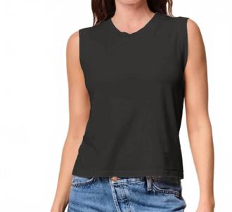 Stateside Cloud Jersey Muscle Tank In Black