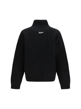 Axel Arigato Core Zip-Up Sweater - Black
