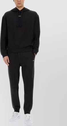 HUGO BOSS cotton relaxed-fit hoodie