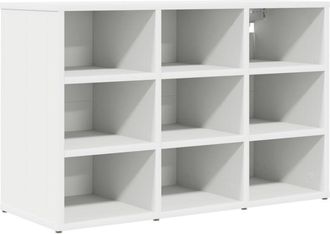 vidaXL Vidaxl - Shoe Cabinet with Shelf White 77.5 x 30 x 51 cm Engineered wood