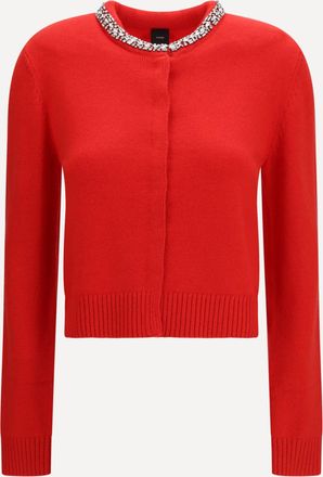 Pinko Cardigan Colonia con collo gioiello Woman XS