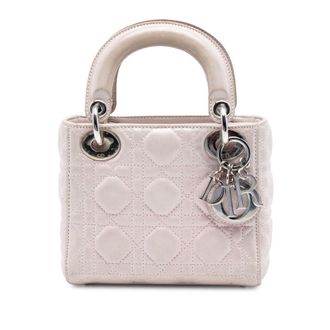 Dior Pre-owned Dior Mini Iridescent Lambskin Cannage Lady Dior Ladies SFJLRUVM6XYZY15V