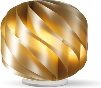 Linea Zero Lap L&aacute;mpara De Mesa Oro Nuevo En Pl&aacute;stico Cm. 25x24h