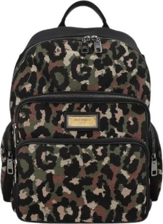 Dolce & Gabbana Pre-owned Camouflage Rugzak - Dames - Vintage Rugzakken - Veelkleurig - ONE Size - Vintage