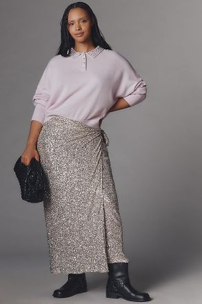 Maeve Studded Wool Cashmere Blend Sweater