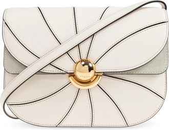 Furla Sfera Kleine Schoudertas - Dames - Schoudertassen - Beige - ONE Size - Leer - Tassen