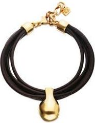 UNOde50 Leather strap with 18k gold-plated dial at Nordstrom